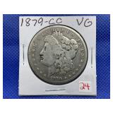 1879 CC MORGAN SILVER DOLLAR
