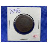 1845 LARGE CENT