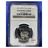 1991-1995 P WWII LIBERTY HALF DOLLAR NGC PF69