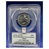 1776-1976 WASHINGTON QUARTER PCGS BRILLIANT UNC