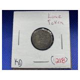 SEATED DIME LOVE TOKEN