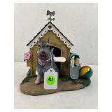 DANBURY MINT HOME SWEET HOME SCHNAUZER DOG &