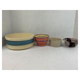 CERAMIC POTTERY BOWLS - 1983 EARTHBOUND, BUTTER