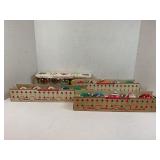 SHINY BRITE VINTAGE GLASS CHRISTMAS ORNAMENTS IN