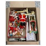 LOT OF VINTAGE CHRISTMAS TREE ORNAMENTS & MORE