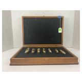CASE XX 7PC 1905-1980 75TH ANNIVERSARY STAG BONE