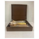 TOWLE SILVERSMITH GOLD PLATED CLASSIC PLUME