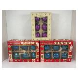VINTAGE GLASS CHRISTMAS TREE BULBS - ATKINS &
