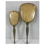 VINTAGE GOLD-LACED FLORAL PATTERN VANITY SET