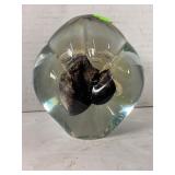 4.5" 1997 ROB EICHOLT DICHROIE IRIDESCENT CLAM