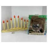 VINTAGE ELECTRIC WINDOW CANDLE SET & BRADFORD