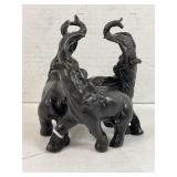 CAST IRON ELEPHANT FIGURINES