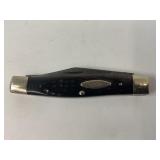 CASE XX 2 BLADE RED BONE HANDLE 3 DOT FOLDING