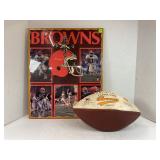 CLEVELAND BROWNS WALL CLOCK & LIMITED EDITION OF