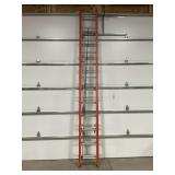 WERNER 24 FOOT FIBERGLASS EXTENSION LADDER