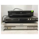 LOT OF 3 DVD PLAYERS - APEX, MAGNAVOX & SONY