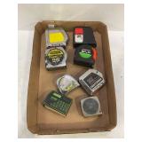 LOT OF ASSORTED TAPE MEASURES