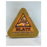 BLATZ AMERICA'S GREAT LIGHT BEER LIGHT UP SIGN -