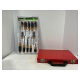 PITTSBURG 12PC SCREWDRIVER SET AND ASSORTED DRILL