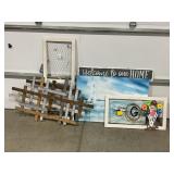 LOT OF LAKE AND BEACH DECOR