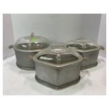 GUARDIAN SERVICE CAST HAMMERED ALUMINUM CASSEROLE