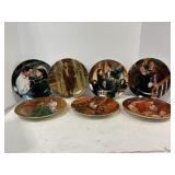 LOT OF 7 GONE WITH THE WIND COLLECTOR PLATES IN