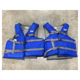 LOT OF 2 STEARNS TYPE III LIFE JACKET - ADULT