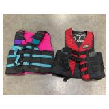 HO SPORTS & AMERICA'S CUP TYPE III LIFE JACKETS -
