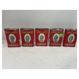 LOT OF 5 PRINCE ALBERT TOBACCO TINS