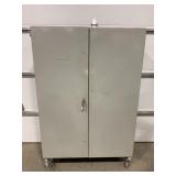 ROLL AROUND METAL GARAGE CABINET - 68' X 19' X 46'