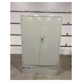 DOUBLE SIDED METAL GARAGE CABINET - 76' X 48' X 19
