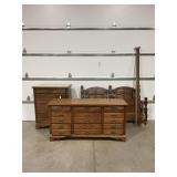 3 PC QUEEN SIZE BEDROOM SUITE WITH HEADBOARD,