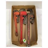 RIGID 18' PIPE WRENCH, PITTSBURGH 18' PIPE WRENCH