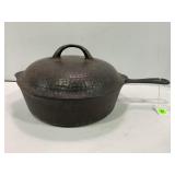 WAGNER WARE 1088E NO. 8 CAST IRON CHICKEN FRYER W/