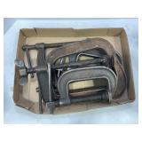 LOT OF LARGE C CLAMPS
