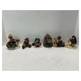LOT OF 6 BOYDS BEARS IN THEIR ORIGINAL BOXES