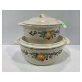 CORELLE COORDINATES FRUIT STONEWARE - 1 1/2 &