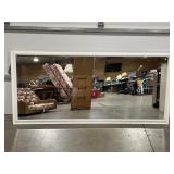 LARGE WALL HANGING FRAMED MIRROR