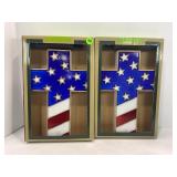 LOT OF 2 SOLAR CROSS STAKES - NEW IN BOX