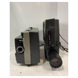 KODAK SLIDE PROJECTOR & HANIMEX LOADMATIC 808D