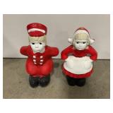 OUTDOOR CEMENT DUTCH KISSING BOY AND GIRL STATUES-