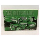 1968 CHEVROLET IMPALA OWNERS MANUAL