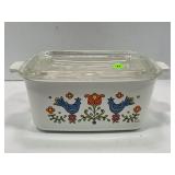 CORNING WARE FRIENDSHIP BLUEBIRDS CASSEROLE