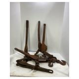 LOT OF 4 CHAIN BINDERS W/ HANDLE