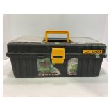 HOLT PLASTIC TOOLBOX WITH CONTENTS