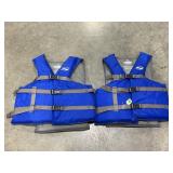 LOT OF 2 STEARNS TYPE III LIFE JACKET - ADULT
