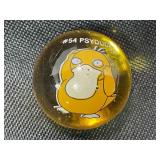 POKEMAN NO. 54 PUSYDUCK GLASS MARBLE