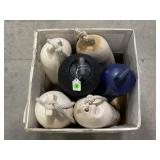 LOT OF 6 TAYLOR MADE & POLYFORM BOAT FENDERS