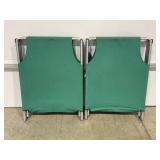 LOT OF 2 TELESCOPE FURNITURE COMPANY GREEN