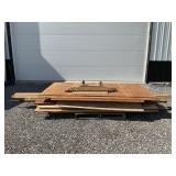 LARGE LOT OF ASSORTED WOOD - PANELING, PLYWOOD,